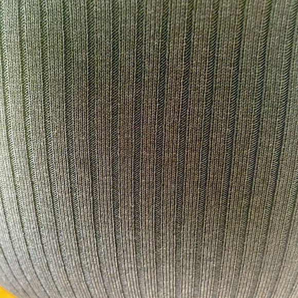 NWOT ZARA Buckle Asymmetric‎ Rib Knit Mini Dress Size Large - Picture 7 of 9